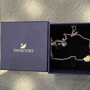 Silver Heart Pendant Necklace SWAROVSKI